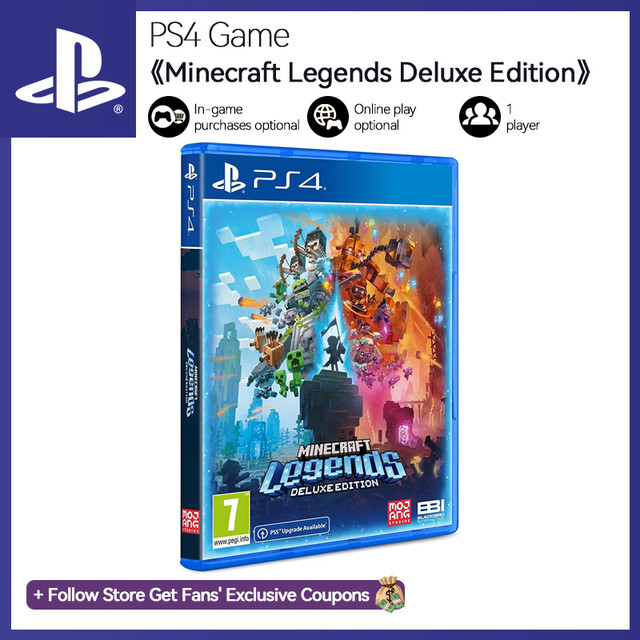 Sony-Minecraft Legends PlayStation 4, Edição Deluxe, Jogo PS4, Ofertas de  Plataforma, PlayStation 4, Discos de Jogo, 4 - AliExpress